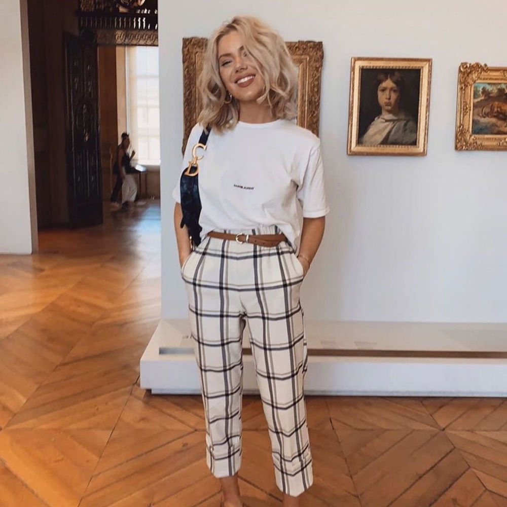 Zara Plaid Pants
